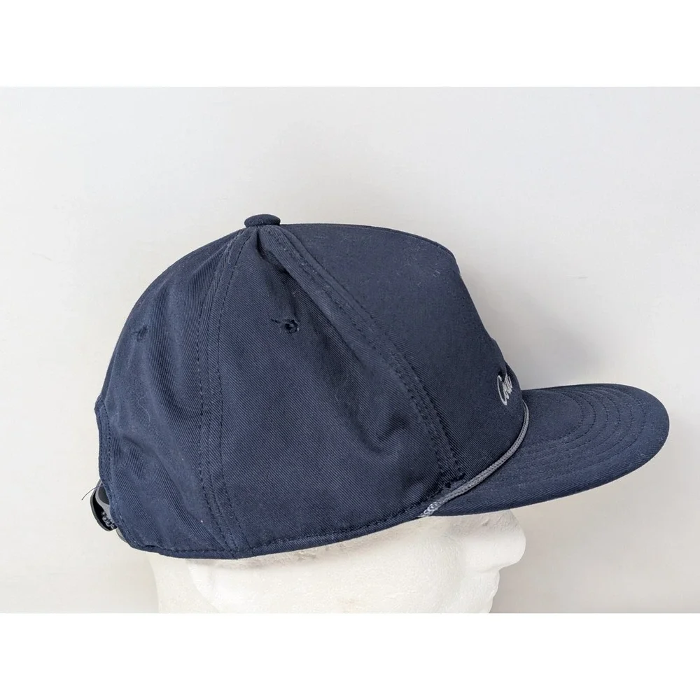 COAL‎ Headwear Men's Blue Embroidered Ram Snapback Ropebill Baseball Hat Cap VTG